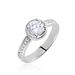 Bague Solitaire Trifine Argent Oxyde De Zirconium - Bagues solitaires Femme | Histoire d’Or