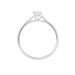 Bague Solitaire Fiona Or Blanc Diamant Synthetique - Bagues solitaires Femme | Histoire d’Or