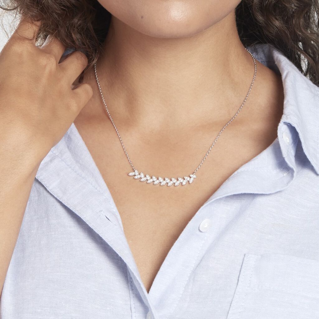 Collier Basceis Argent Oxyde - Colliers Femme | Histoire d’Or