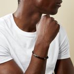 Bracelet Acier Blanc Pacome - Bracelets Homme | Histoire d&rsquo;Or