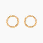 Boucles D'oreilles Puces Abigael Plaqu&eacute; Or Jaune - Boucles d'oreilles fantaisie Femme | Histoire d&rsquo;Or