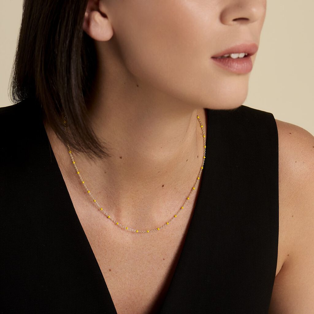 Collier Argent Dore Alize - Colliers fantaisie Femme | Histoire d’Or