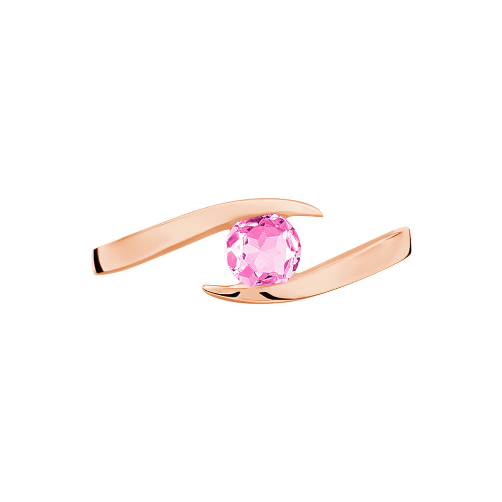 Bague Tiphaine Or Rose Tourmaline