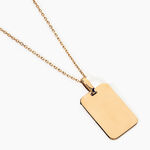 Collier Plaqu&eacute; Or Jaune Idiattis - Bijoux sans pierre Homme | Histoire d&rsquo;Or