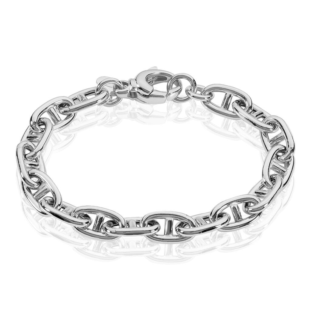 Bracelet Nazima Maille Marine Argent Blanc - Bracelets Femme | Histoire d’Or