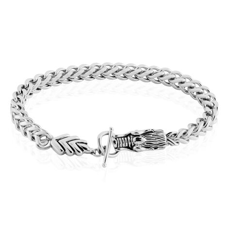 Bracelet Acier Gris Lacme - Bracelets fantaisie Homme | Histoire d’Or