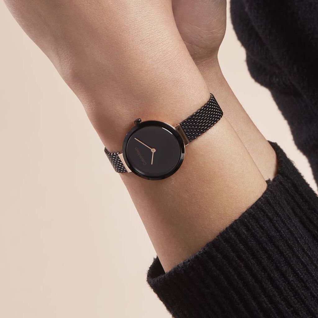 Montre Calvin Klein Minimalistic T Bar Noir - Montres Femme | Histoire d’Or