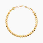 Bracelet Naomhan Argent Dor&eacute; A L'Or 750/1000 - F&ecirc;te des m&egrave;res Femme | Histoire d&rsquo;Or