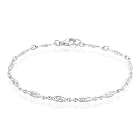 Bracelet Mahee Maille Filigrane Argent Blanc - Bracelets chaîne Femme | Histoire d’Or