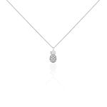 Collier Harold Argent Blanc Oxyde De Zirconium - Colliers fantaisie Femme | Histoire d&rsquo;Or