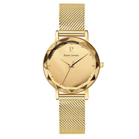Montre Lannier Pierre Multiples Acier Doré - Montres Femme | Histoire d’Or