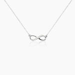 Collier Sohila Argent Blanc Oxyde De Zirconium - Colliers fantaisie Femme | Histoire d&rsquo;Or