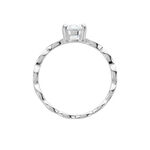 Bague Argent Blanc Kurt Oxyde De Zirconium - Bagues solitaires Femme | Histoire d&rsquo;Or