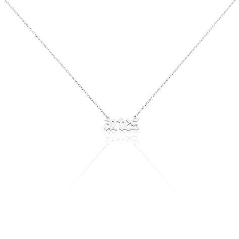 Collier Argent Blanc Astro - Colliers Zodiaque Femme | Histoire d’Or