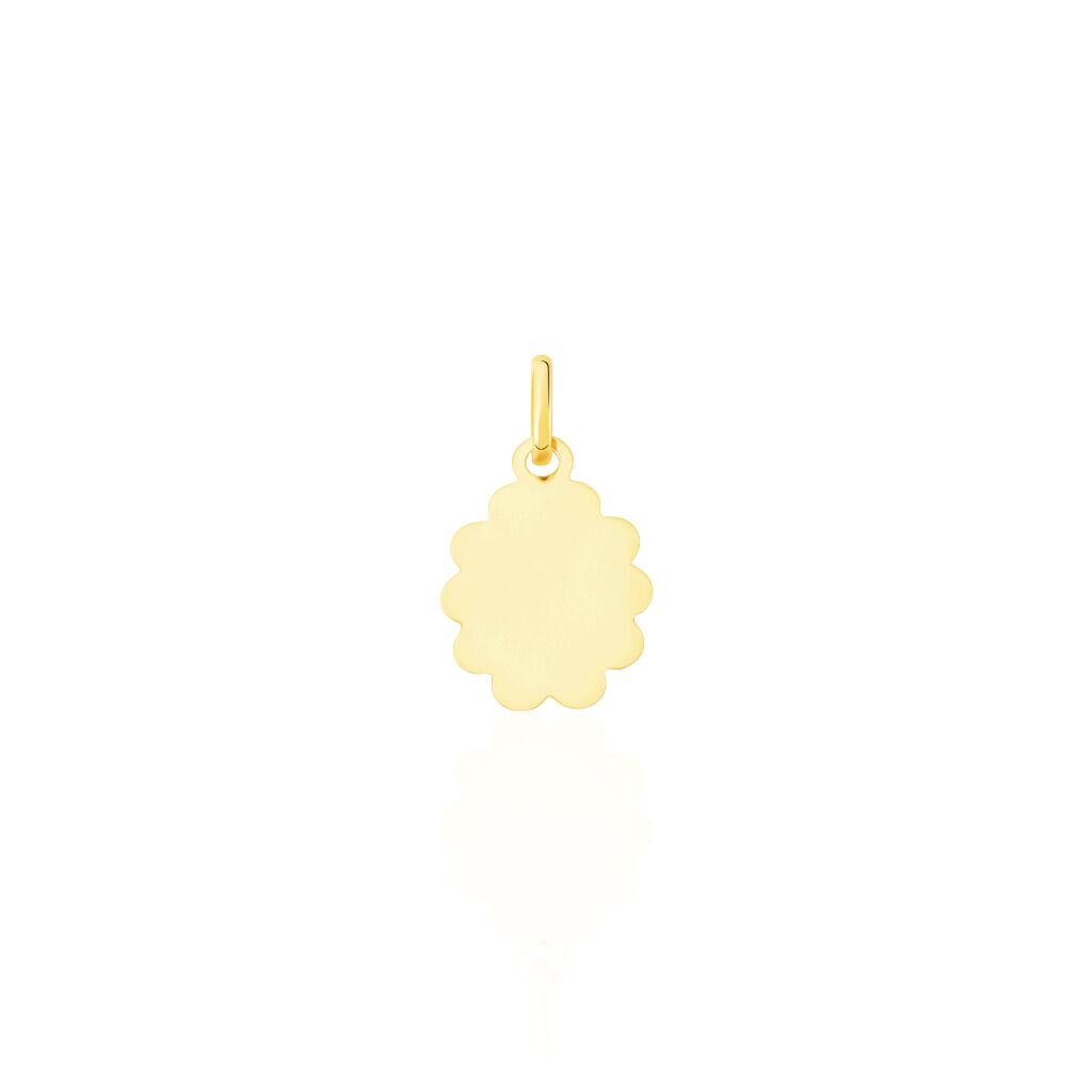Pendentif Vierge Nuage Or Jaune - Pendentifs Baptême Famille | Histoire d’Or