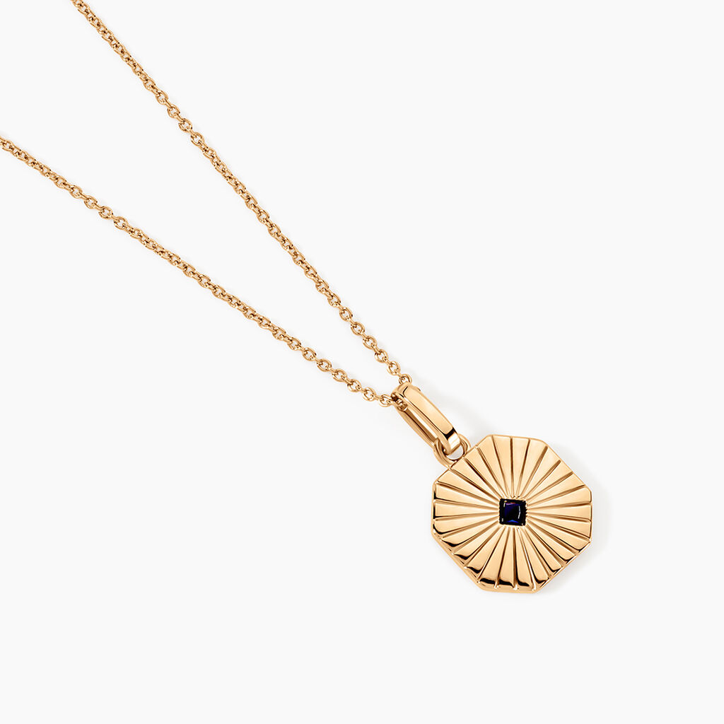 Collier Arlo Plaque Or Jaune Spinelle - Colliers Homme | Histoire d&rsquo;Or