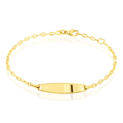 Bracelet Identité Mirabel Or Jaune - Bracelets Communion Enfant | Histoire d’Or