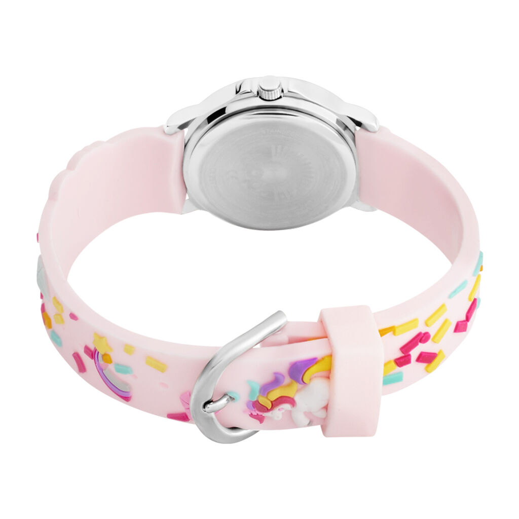 Montre Upp Fuzzy Rose Et Blanc - Montres Enfant | Histoire d’Or