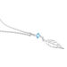 Collier Argent Blanc Angelika Pierres Synthetiques - Colliers Plume Femme | Histoire d’Or