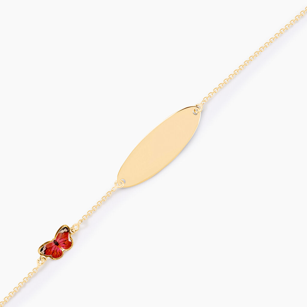 Bracelet Identit&eacute; Marcel Or Jaune - Bracelets Communion Enfant | Histoire d&rsquo;Or