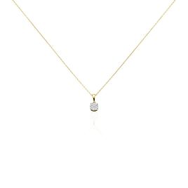 Collier Or Jaune Trecia Diamants - Colliers Femme | Histoire d’Or