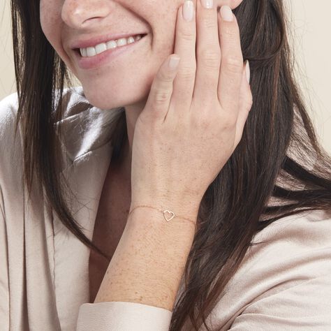 Bracelet Or Jaune Isadoria - Bracelets Coeur Femme | Histoire d’Or