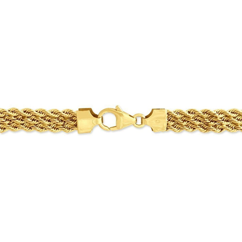 Bracelet Cordelia Maille Corde Or Jaune - Bracelets cha&icirc;ne Femme | Histoire d&rsquo;Or