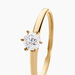 Bague Solitaire Samantha Or Jaune Diamant - Bagues solitaires Femme | Histoire d’Or