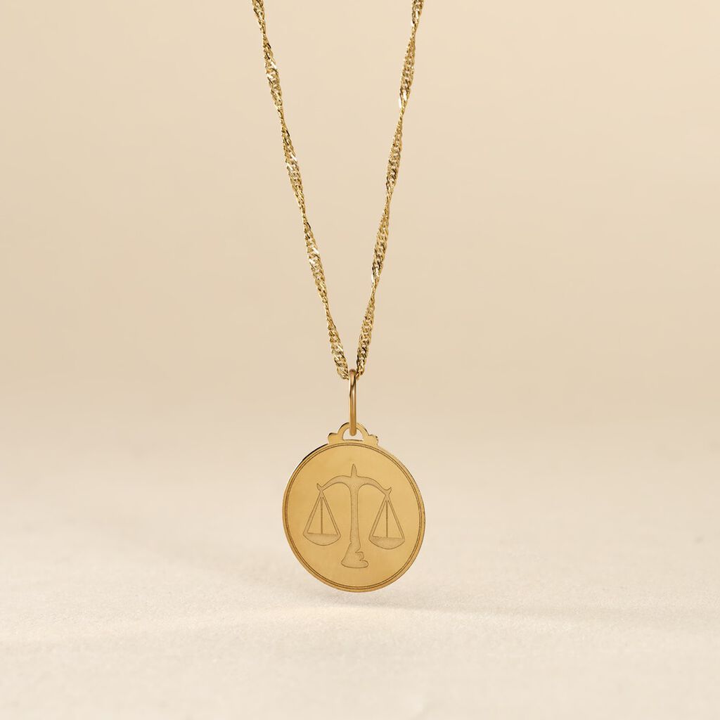 Pendentif Lamie Zodiaque Or Jaune - Pendentifs Zodiaque Unisex | Histoire d&rsquo;Or