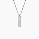 Collier Line Acier Blanc - Colliers fantaisie Homme | Histoire d&rsquo;Or