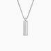 Collier Line Acier Blanc - Colliers fantaisie Homme | Histoire d’Or