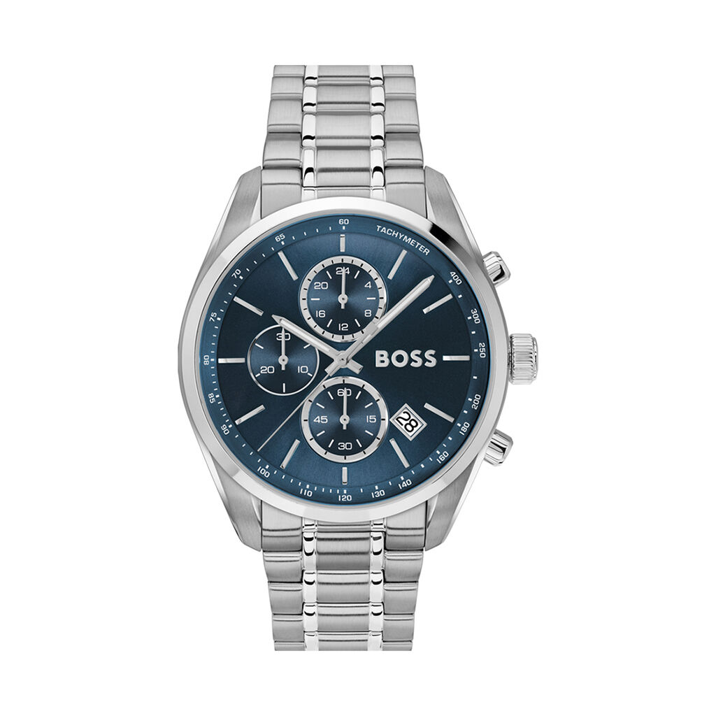 Montre Boss Grand Prix 44 Bleu - Montres Homme | Histoire d&rsquo;Or