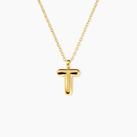 Collier Feliciane Acier Dor&eacute; - Colliers fantaisie Femme | Histoire d&rsquo;Or
