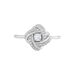 Bague Anasthase Argent Blanc Oxyde De Zirconium - Bagues solitaires Femme | Histoire d’Or