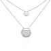 Collier Laetizia Clara Argent Blanc Oxyde De Zirconium - Colliers doubles et triples chaînes Femme | Histoire d’Or