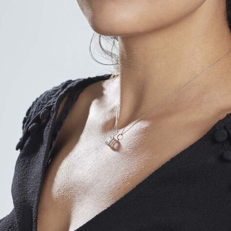 Collier Or Blanc Goulven Oxyde De Zirconium - Colliers Femme | Histoire d’Or