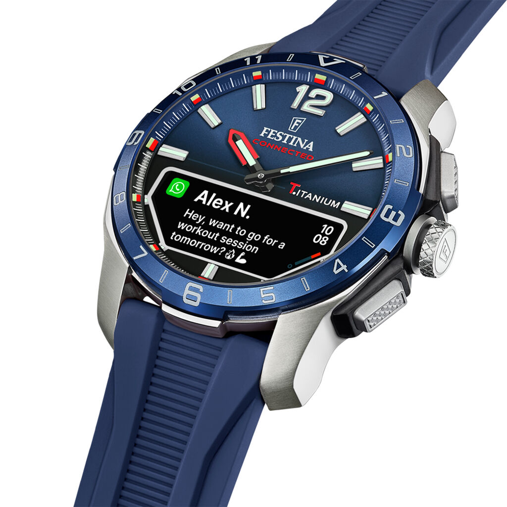 Montre Connectée Festina Connected Bleu - Montres connectées Famille | Histoire d’Or