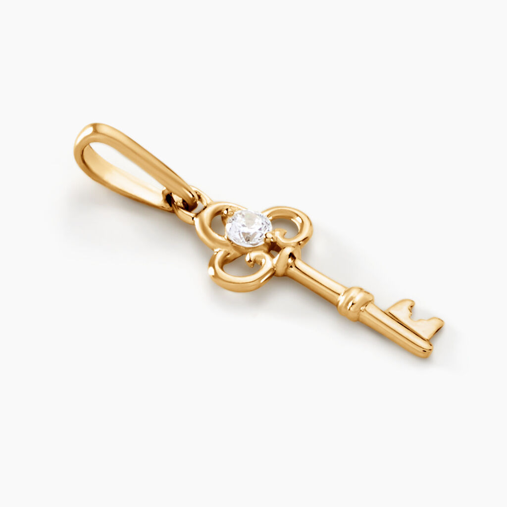Pendentif Kees Or Jaune Oxyde De Zirconium