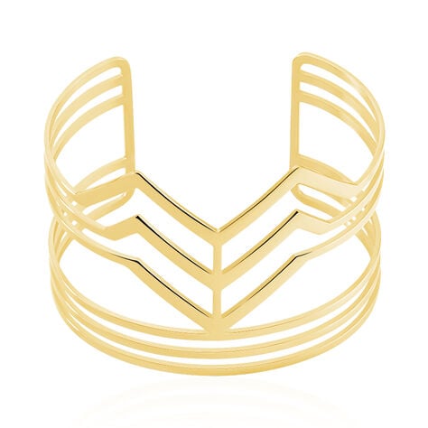 Bracelet Jonc Adel Acier Jaune - Bracelets Femme | Histoire d’Or