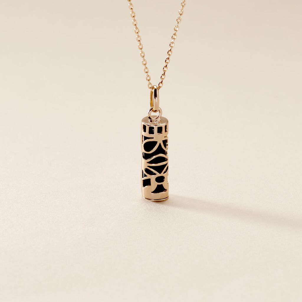 Pendentif Kauai Plaqué Or Jaune Pierre De Synthese - Pendentifs Femme | Histoire d’Or