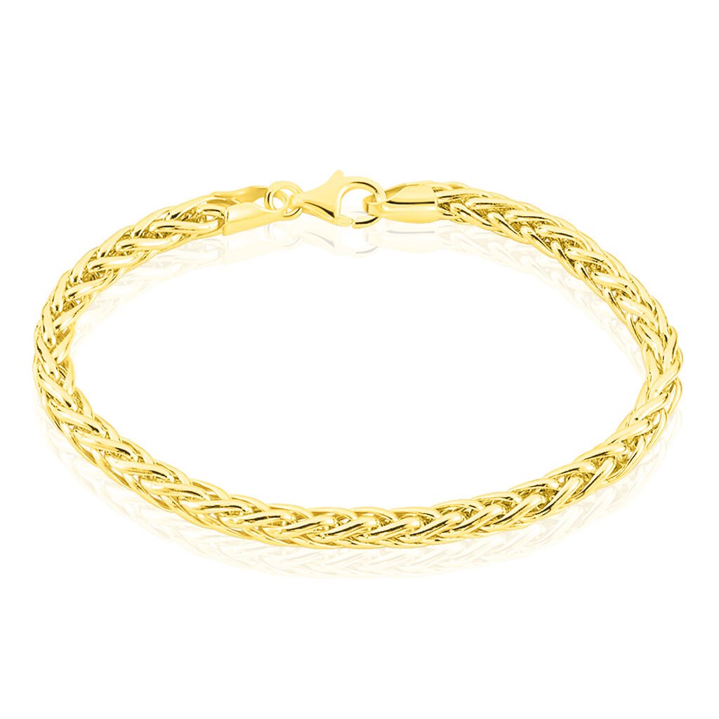 Bracelet Jany Maille Palmier Or Jaune - Bracelets chaîne Femme | Histoire d’Or
