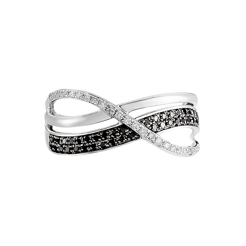 Bague Emilie Or Blanc Diamant - Bagues avec pierre Femme | Histoire d’Or