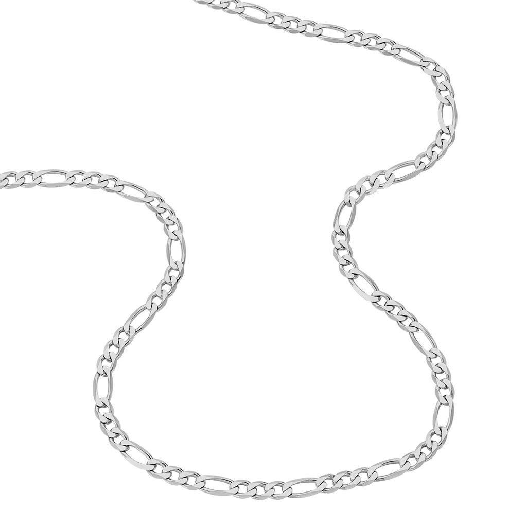 Collier Vivian Argent Blanc - Chaines Homme | Histoire d’Or