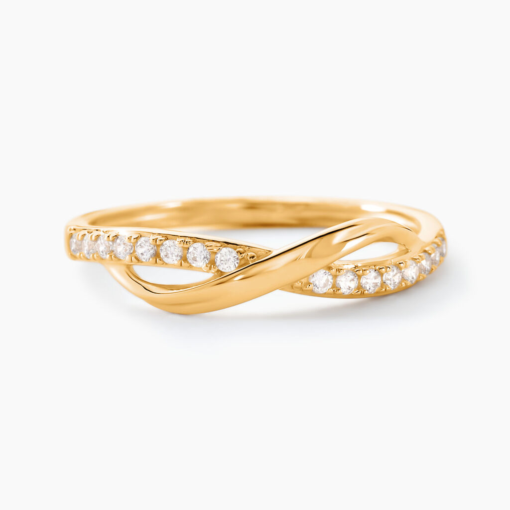 Bague Cass Or Jaune Oxyde