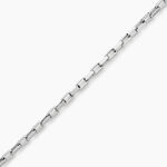 Bracelet Maille Donte Argent Blanc - Bracelets cha&icirc;ne Homme | Histoire d&rsquo;Or