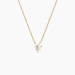 Collier Waouh Plaqu&eacute; Or Jaune Oxyde De Zirconium - Colliers Femme | Histoire d&rsquo;Or