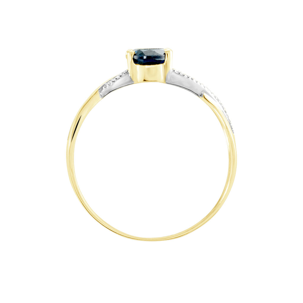 Bague Or Jaune Candice Topaze - Bagues solitaires Femme | Histoire d’Or
