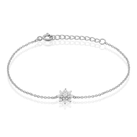 Bracelet Lorraine Argent Blanc Oxyde De Zirconium - Bracelets Femme | Histoire d’Or