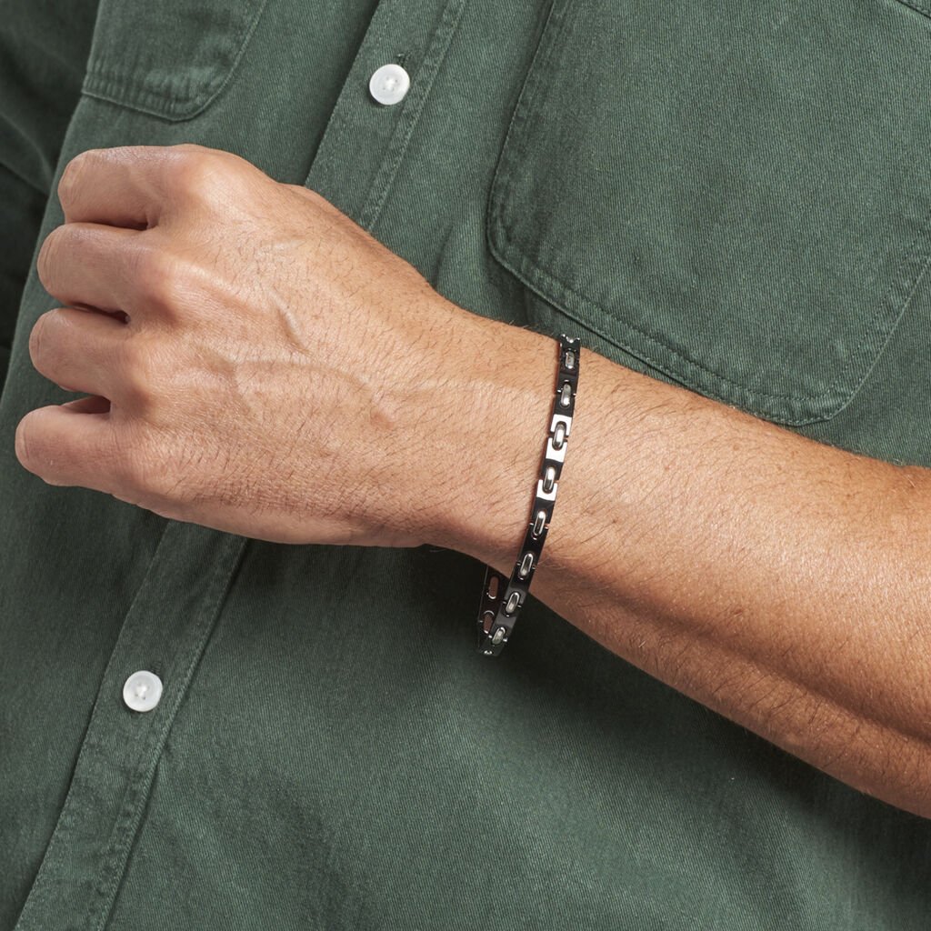 Bracelet Jourdan Homme Dinema Acier Argente - Bracelets Homme | Histoire d’Or