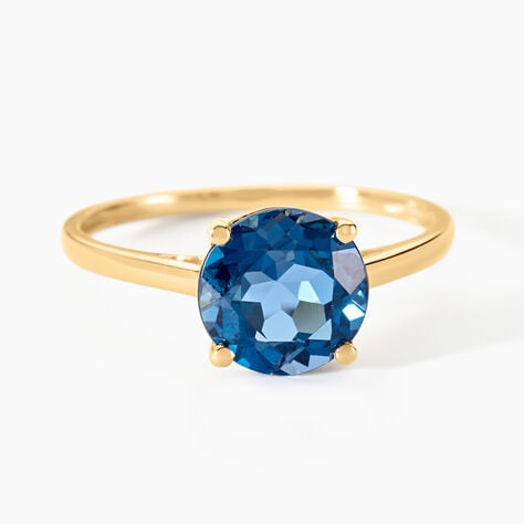 Bague Or Jaune Wilfreda Topaze - Bagues solitaires Femme | Histoire d’Or